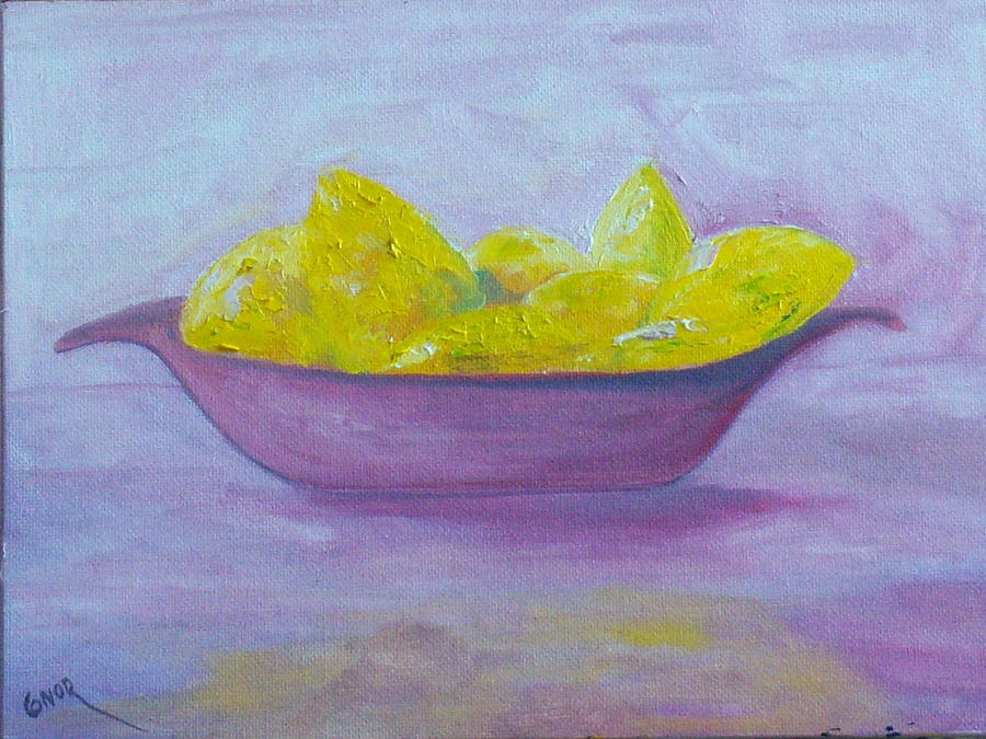 Only lemons Painting by Conor Murphy