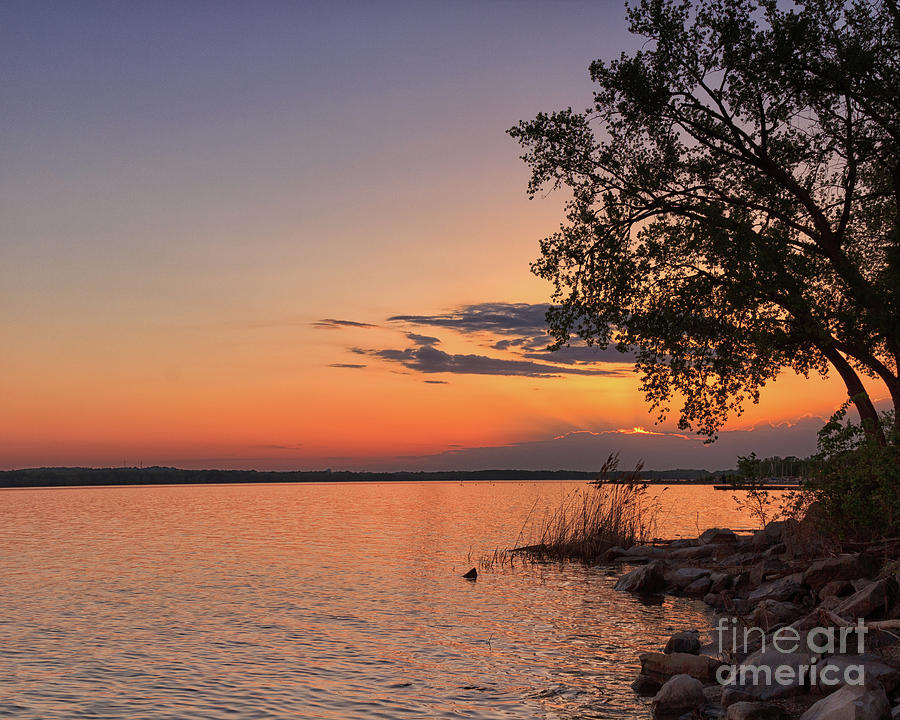 Onondaga Lake Sunset II Photograph by Rod Best