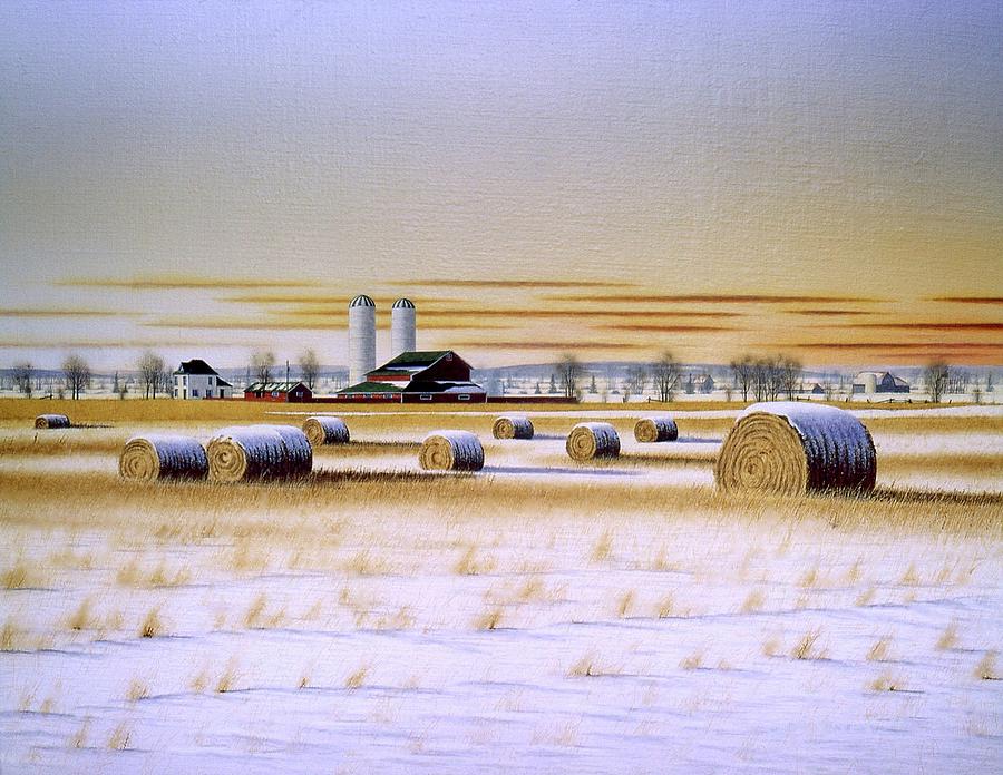 Ontario Farm Country Painting by Conrad Mieschke