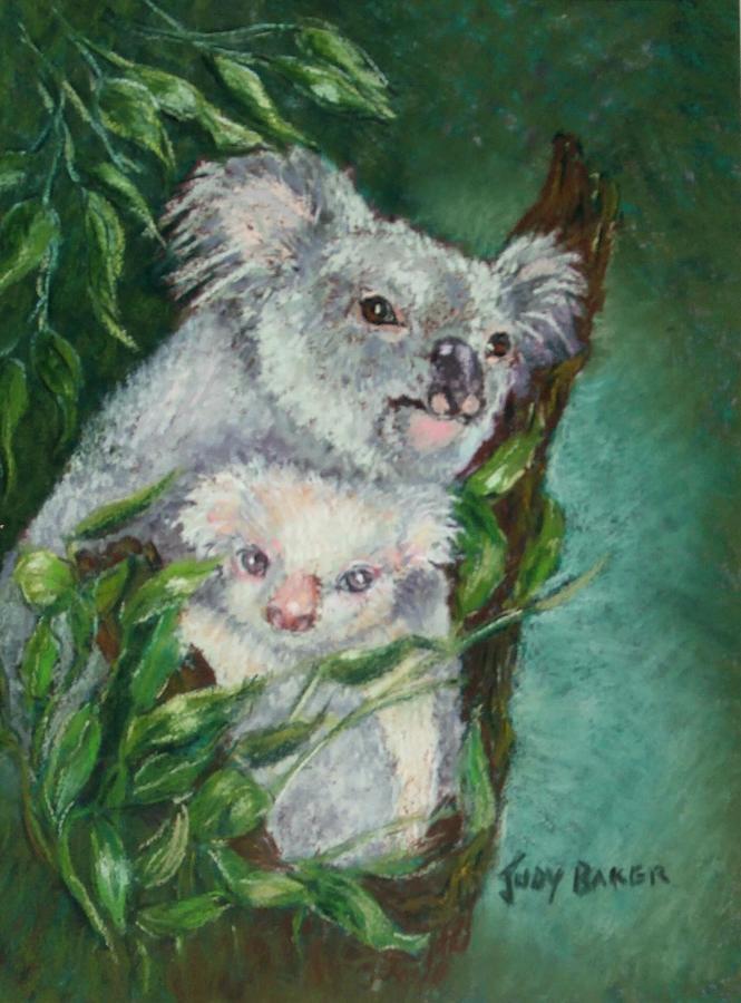 Koala Bears Painting - Onya Birri by Judith Baker
