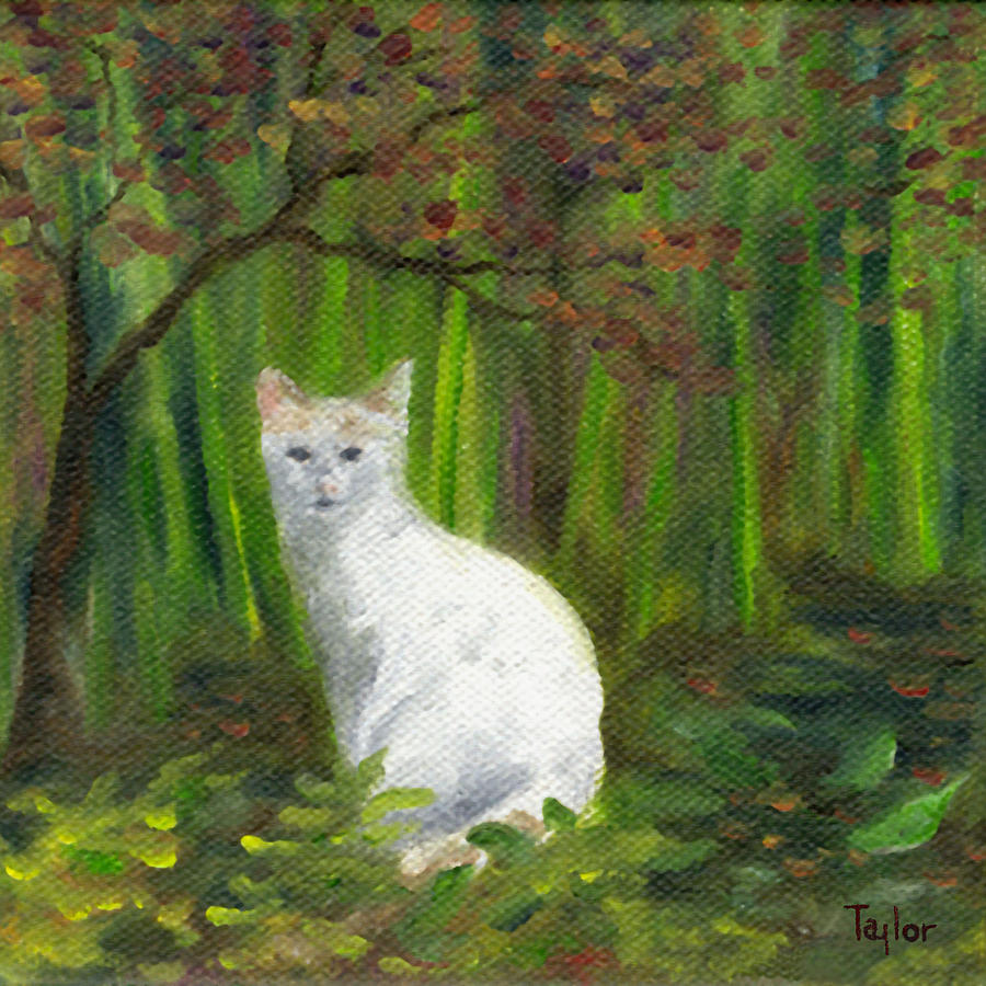 Oona Lurking Painting by FT McKinstry