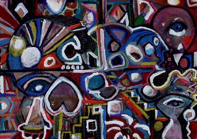 Time Painting - Ooo by Indrid Cole Time Painting - Ooo by Indrid Cole