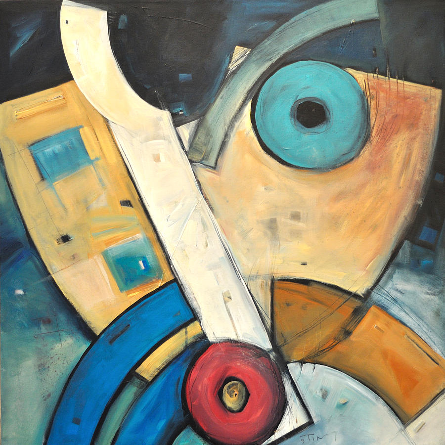 Abstract Painting - Ooo by Tim Nyberg