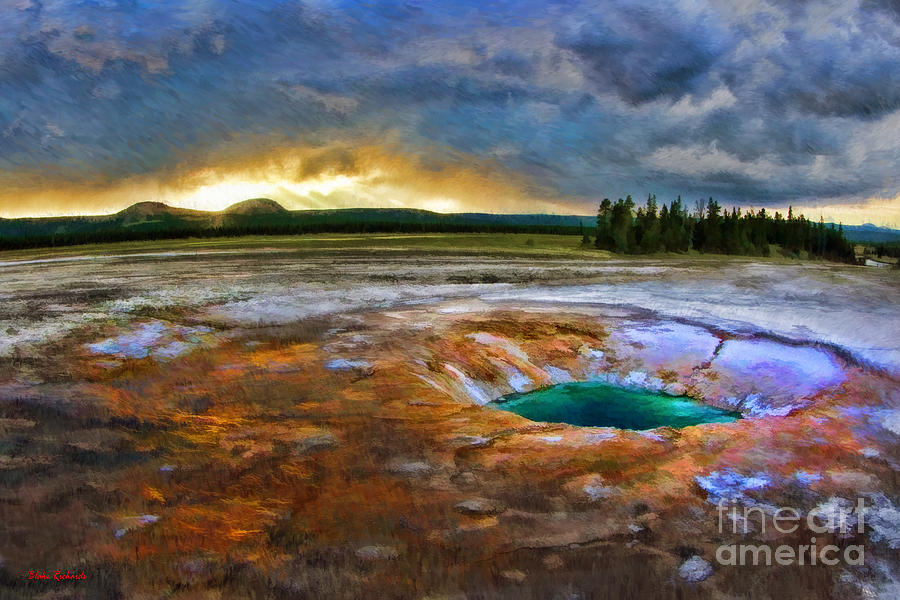 Opal Pool Yellowstone Photograph by Blake Richards