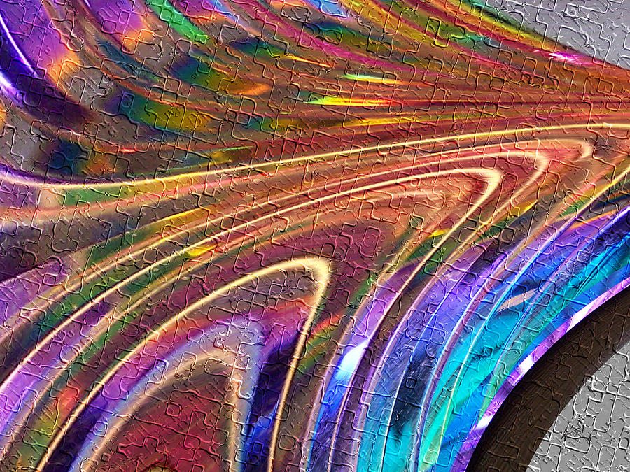 Opal Rows Digital Art by Kiki Art