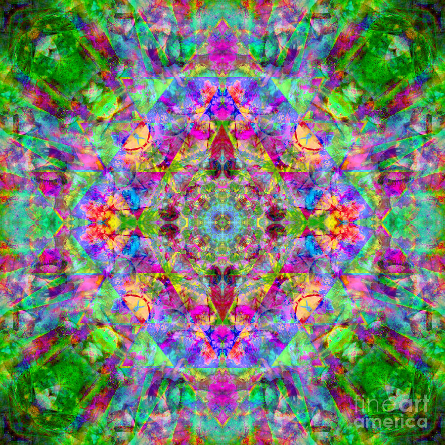 Opal Yantra Digital Art by Susan Bloom - Pixels