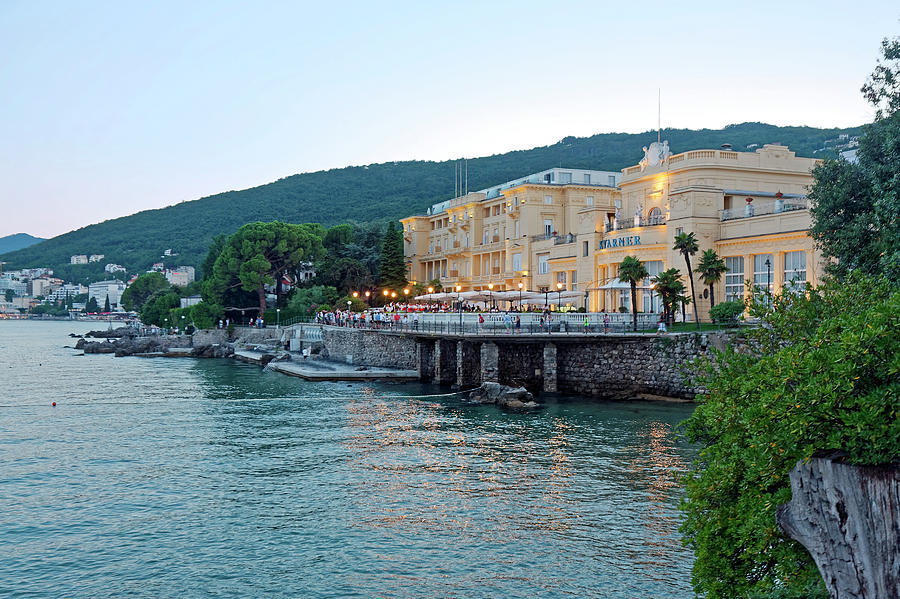 Opatija at Dusk Photograph by Sally Weigand