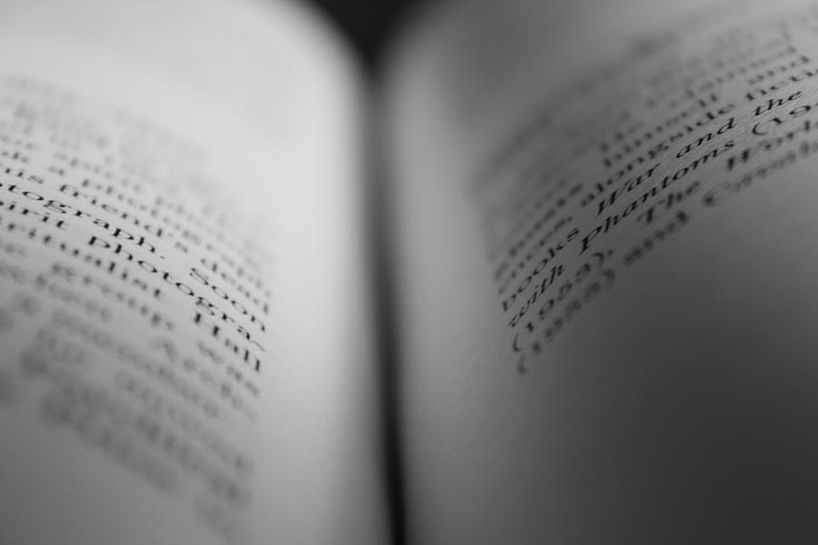 open book photography