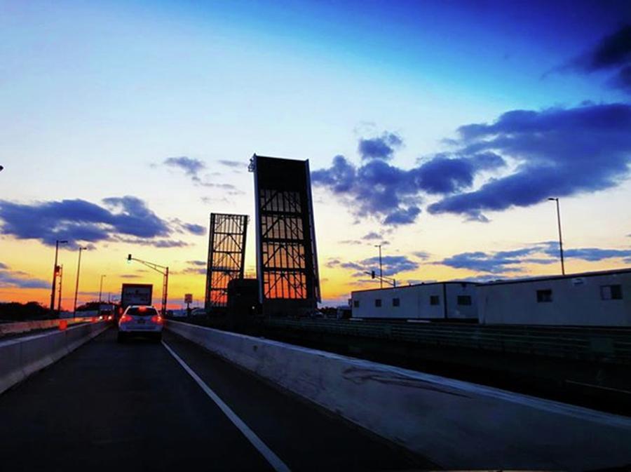 Sunset Photograph - Open Bridge 
#photographer by Megan Bishop
