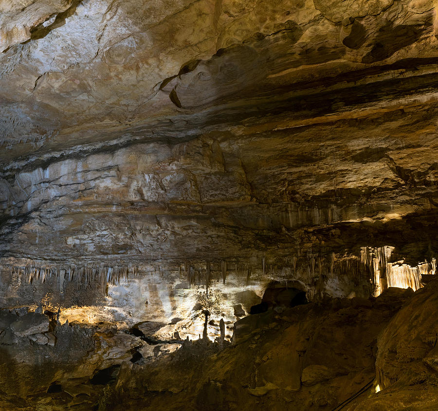 Open Cavern Panorama at Carlsbad Caverns Photograph by Bryan Layne ...