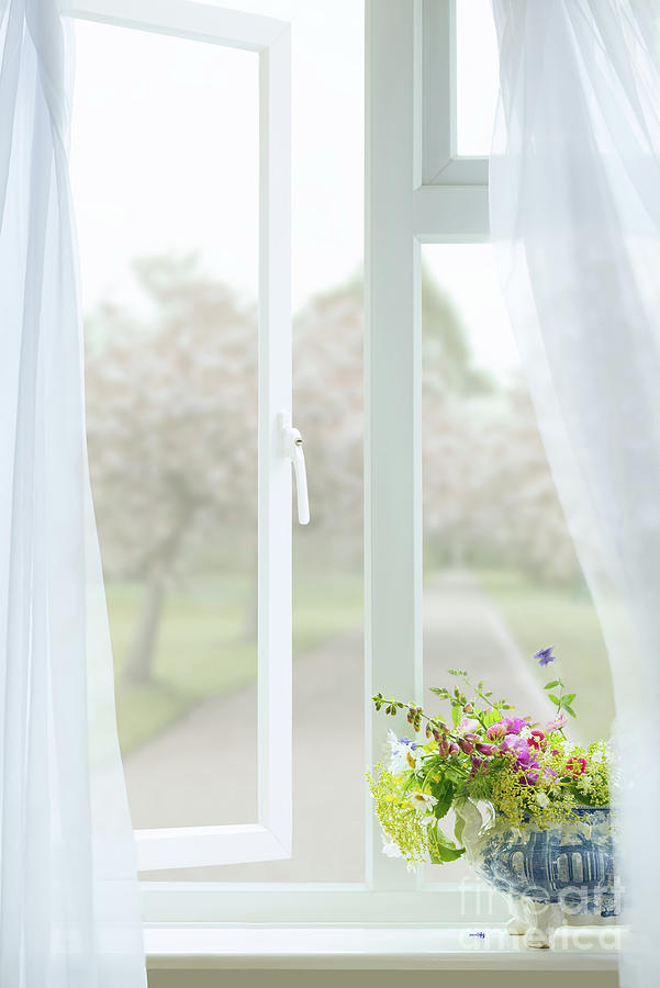 Country Photograph - Open Country Window by Amanda Elwell Country Photograph - Open Country Window by Amanda Elwell