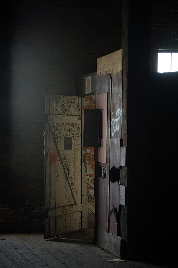 Abandoned Photograph - Open Door by Lindy Grasser Abandoned Photograph - Open Door by Lindy Grasser