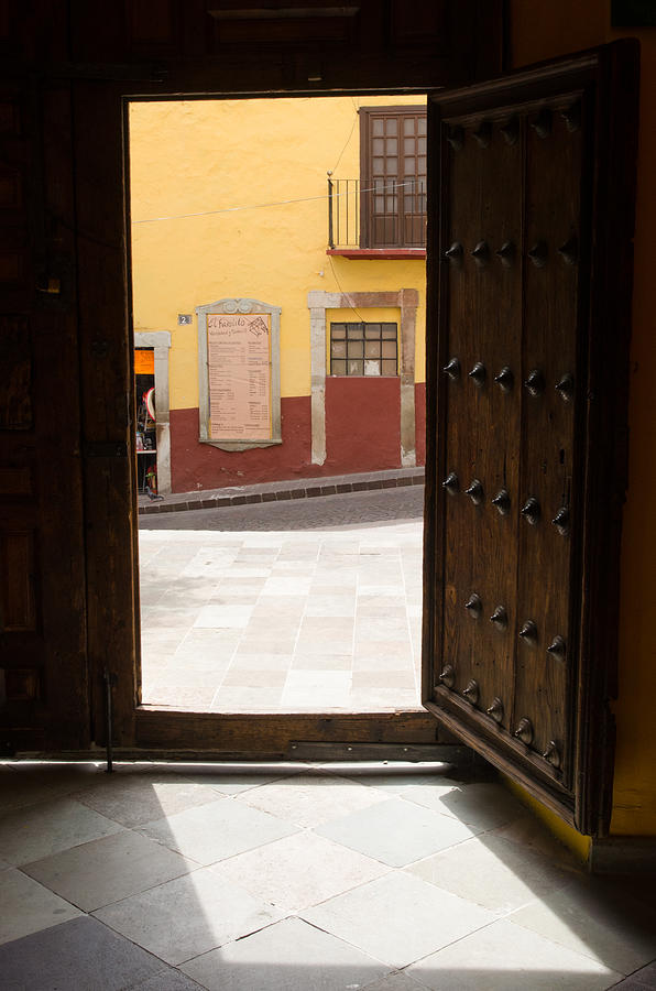 Guanajuato Photograph - Open Door Looking Out by Rob Huntley