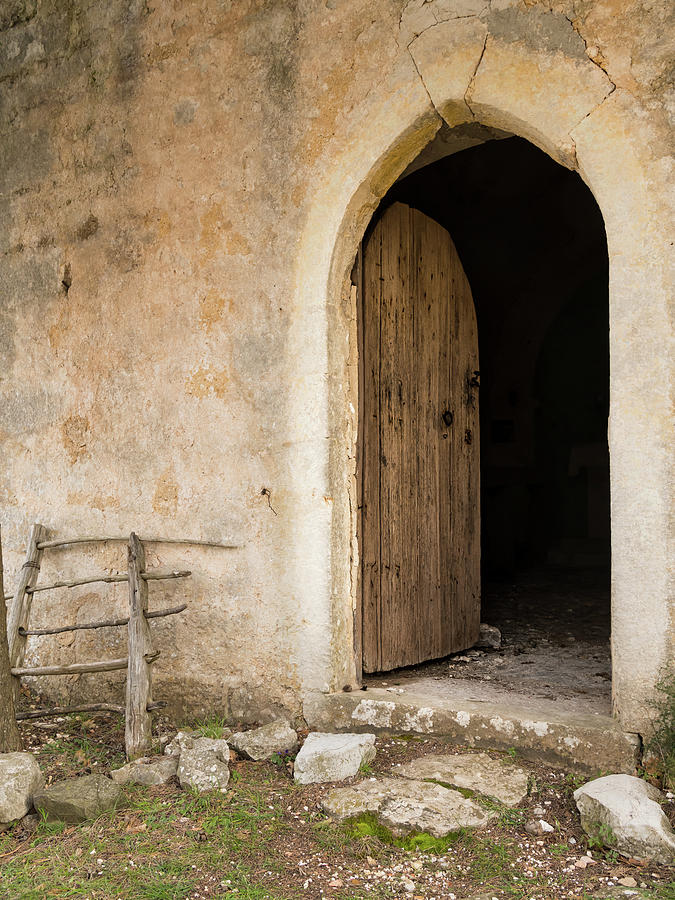 Open door of an old chapel in Croatia Photograph by Stefan Rotter | Pixels