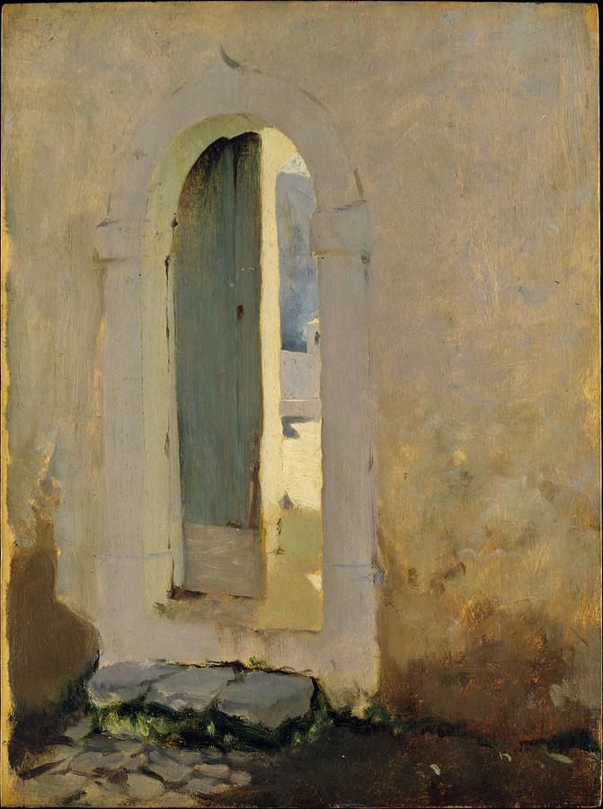 Open Doorway Morocco Painting by John Singer Sargent