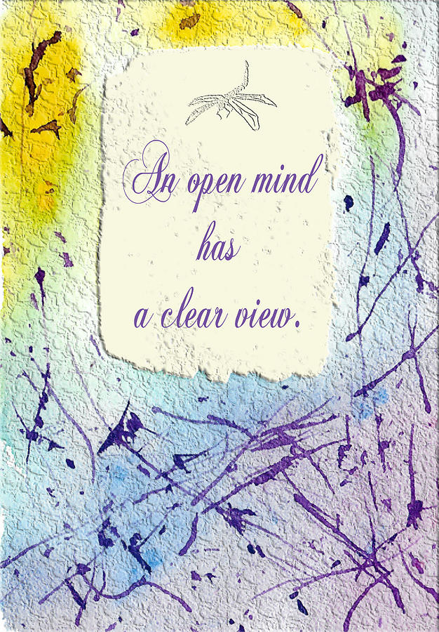 Open Mind Painting by Belinda Landtroop