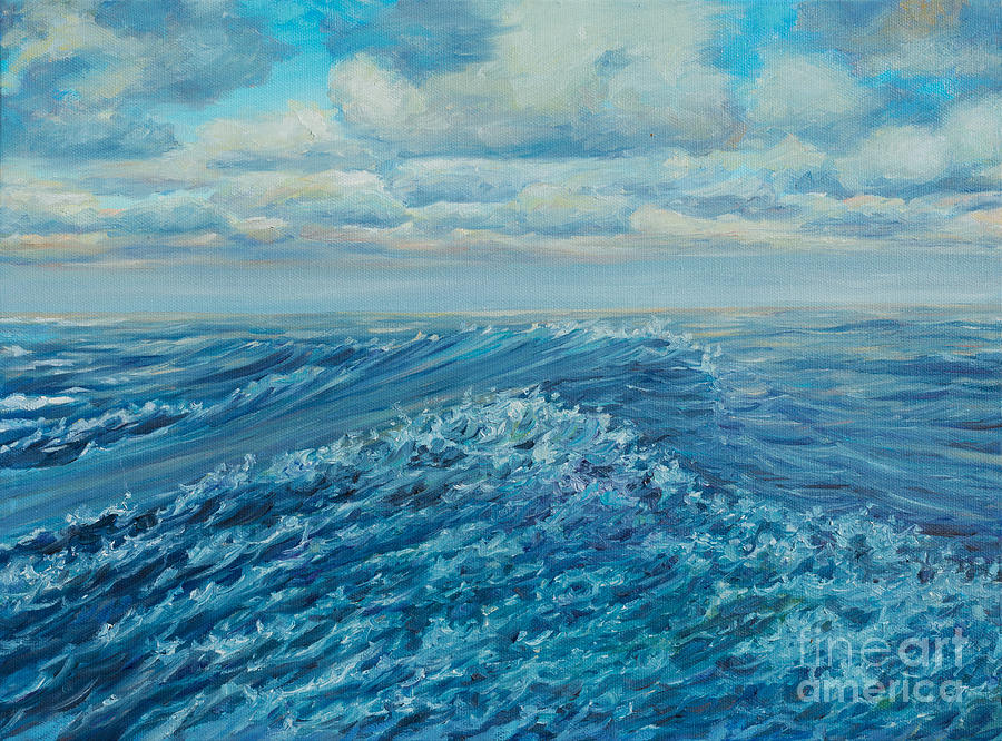 Open Ocean Painting by Danielle Perry