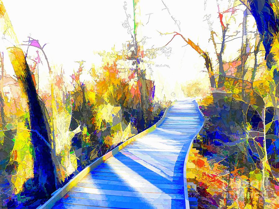 Inspirational Painting - Open Pathway Meditative Space by Robyn King