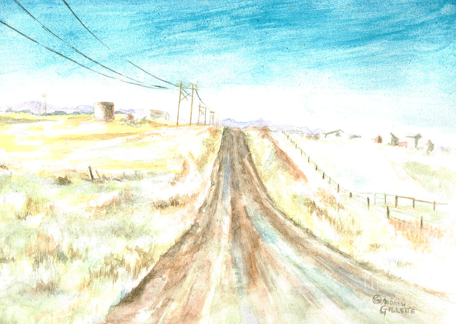 Country Road Painting by Andrew Gillette