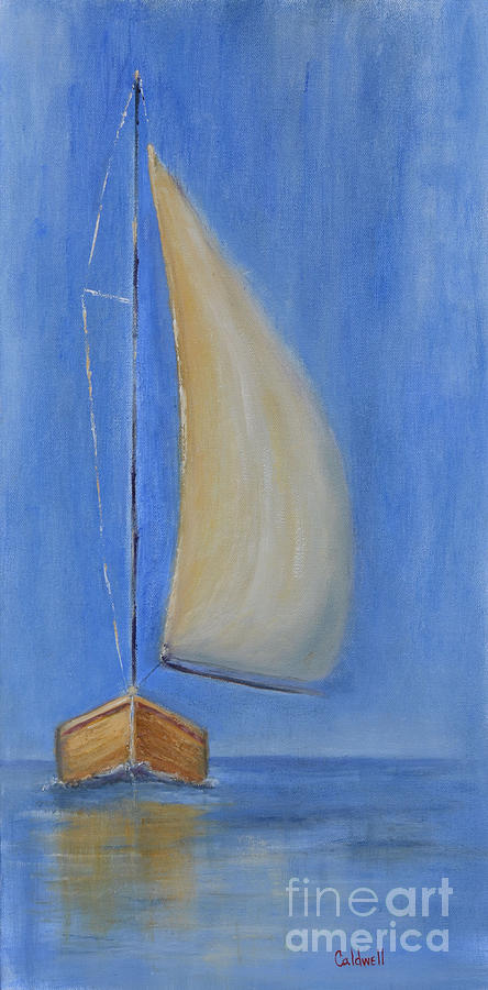 Open Sail Painting by Patricia Caldwell