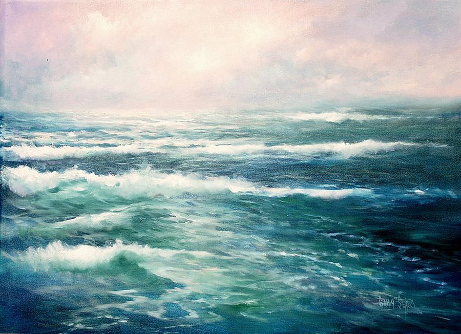 Open Sea Painting by Sally Seago