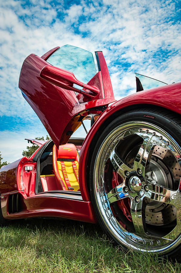 Open Sesame Red - Lamborghini Diablo  Photograph by George Buxbaum