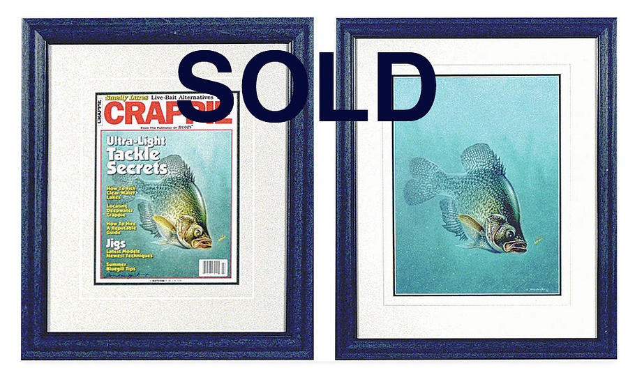 Open Water Crappie Painting by JQ Licensing