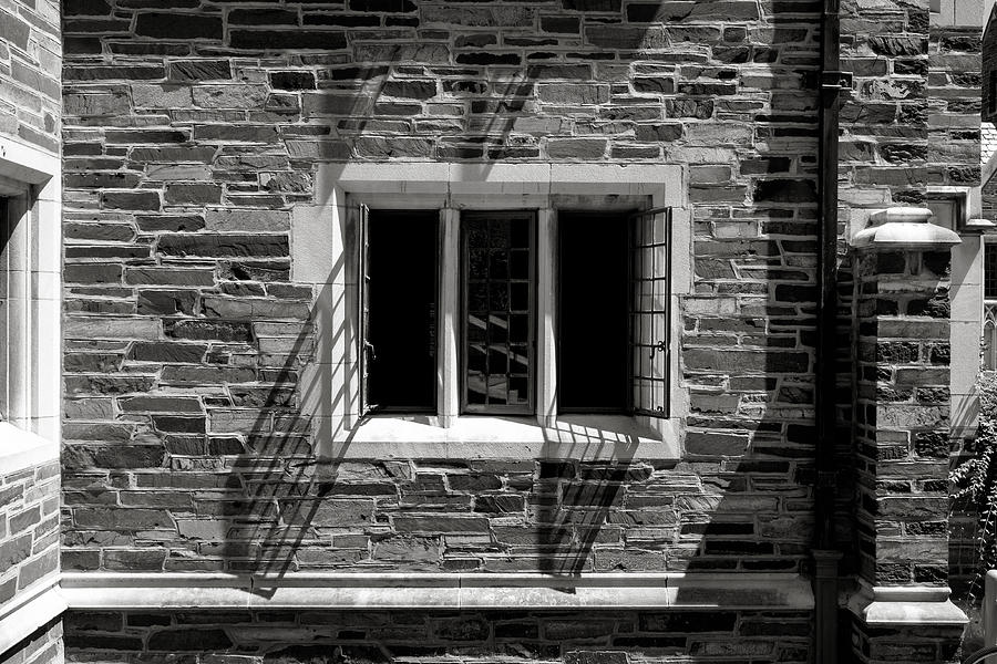 Princeton University Photograph - Open Window, Princeton University by Stephen Russell Shilling