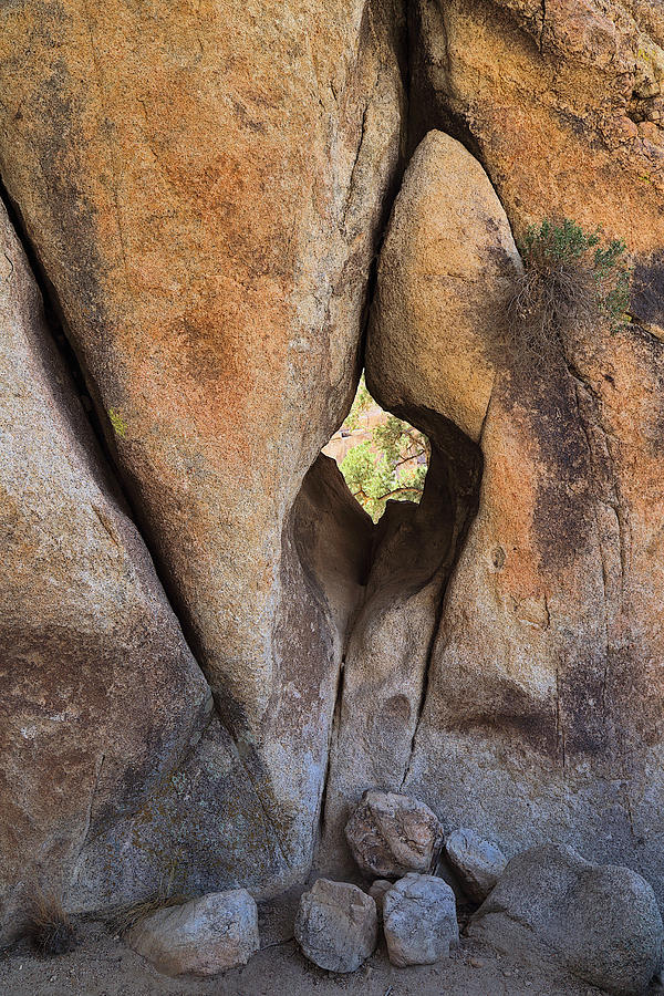 Opening In Granit Rock Photograph by Viktor Savchenko