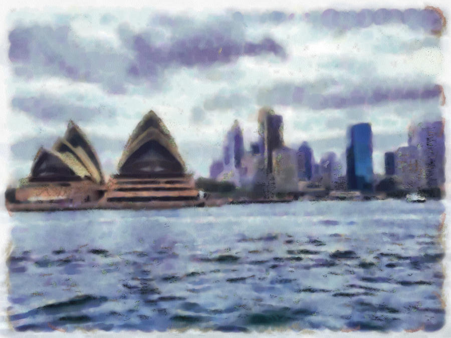 Opera house and view of Sydney Photograph by Ashish Agarwal