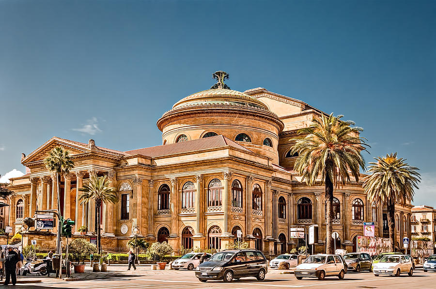 Teatro Massimo Vittorio Emanuele Photograph by Maria Coulson