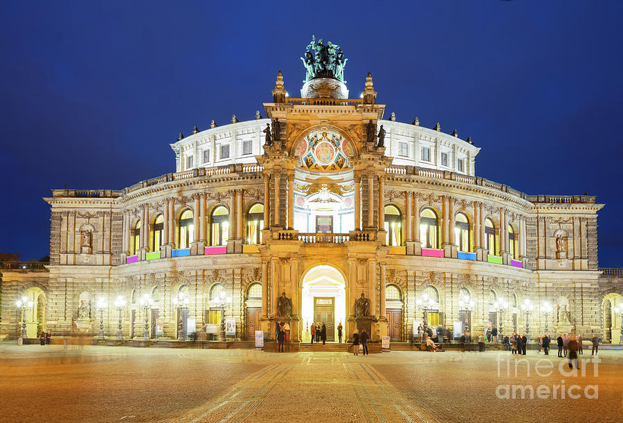 Opera house of Dresden, Germany Photograph by Anastasy Yarmolovich