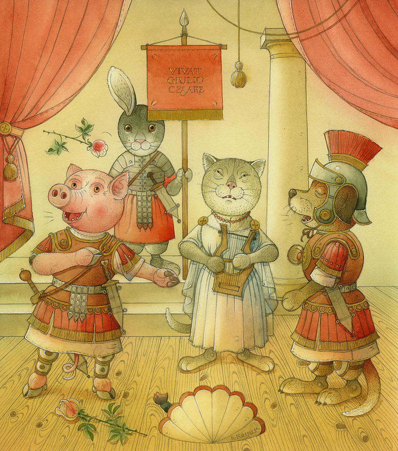 Animal Drawing - Opera by Kestutis Kasparavicius