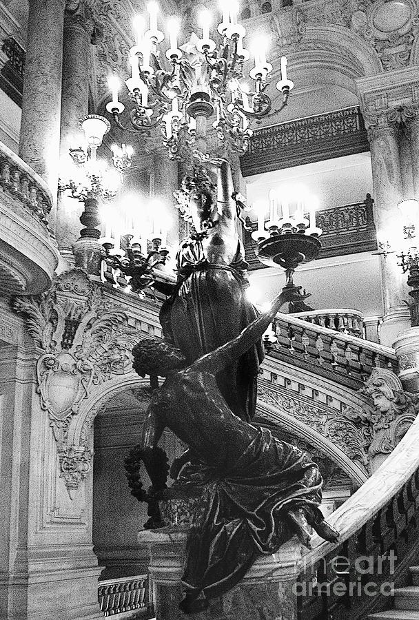 Paris Photograph - Opera Staircase by Louise Fahy