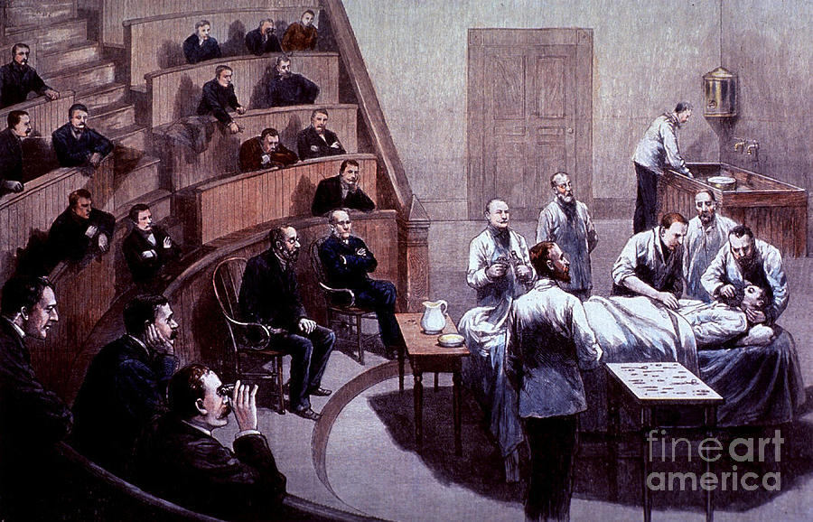 Operating Amphitheater, Administering Photograph by Science Source