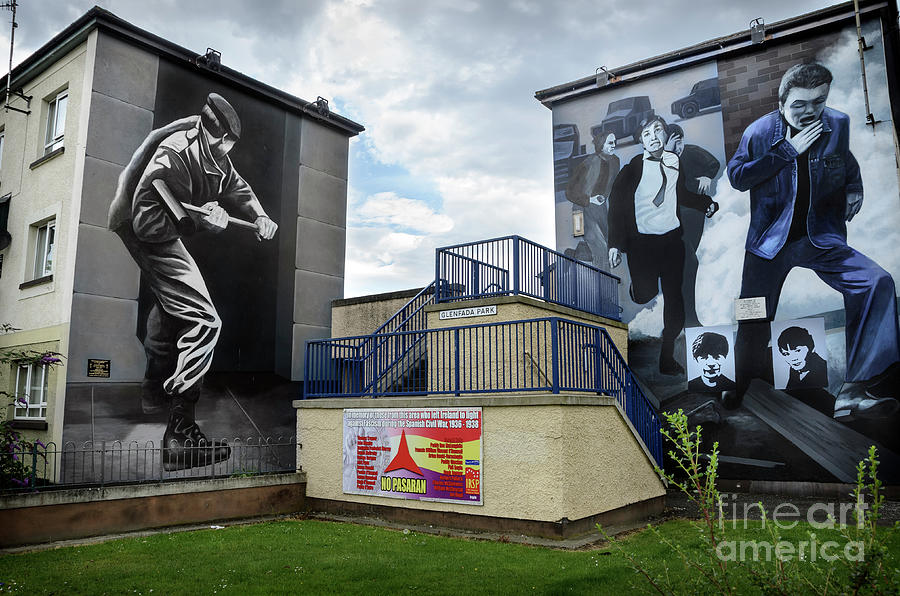 Operation Motorman mural in Derry Photograph by RicardMN Photography