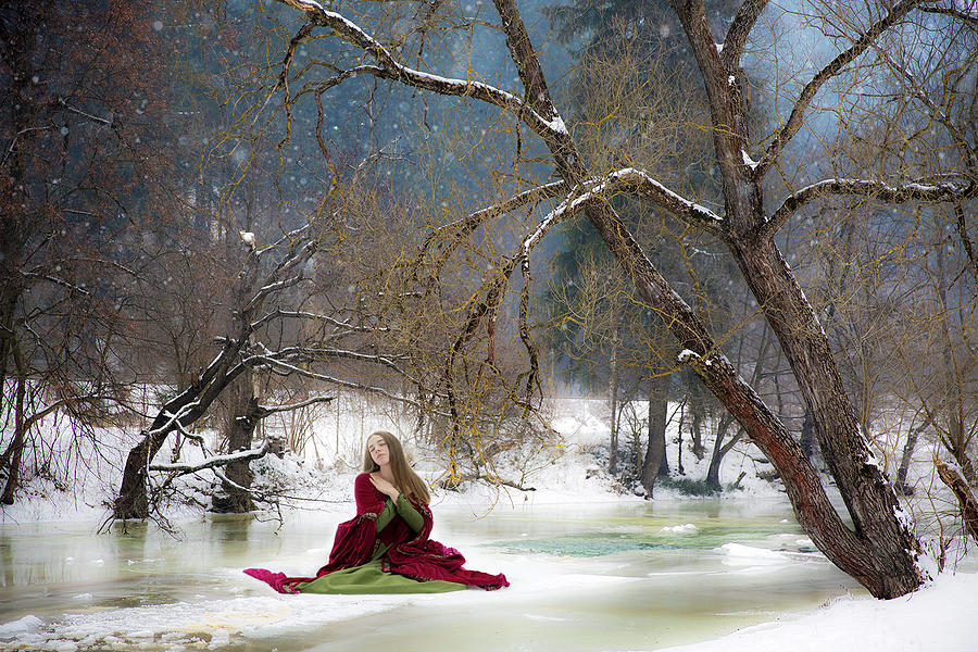 Winter Photograph - Ophelia by Diana Buzoianu