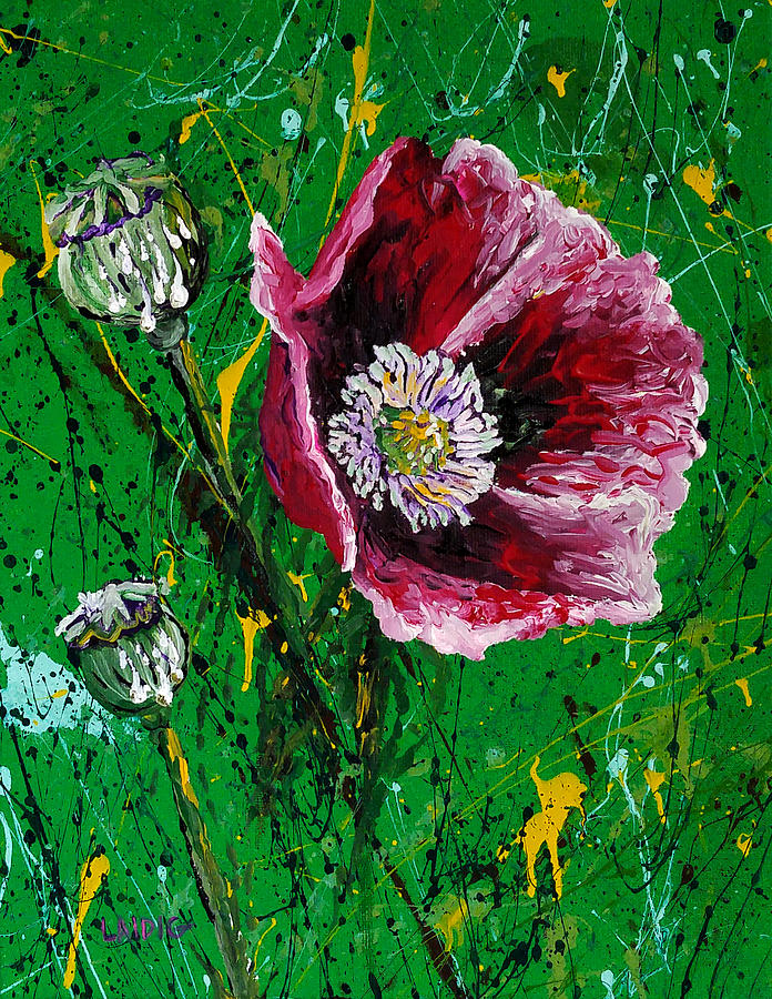Opium Gum Painting by Aarron  Laidig