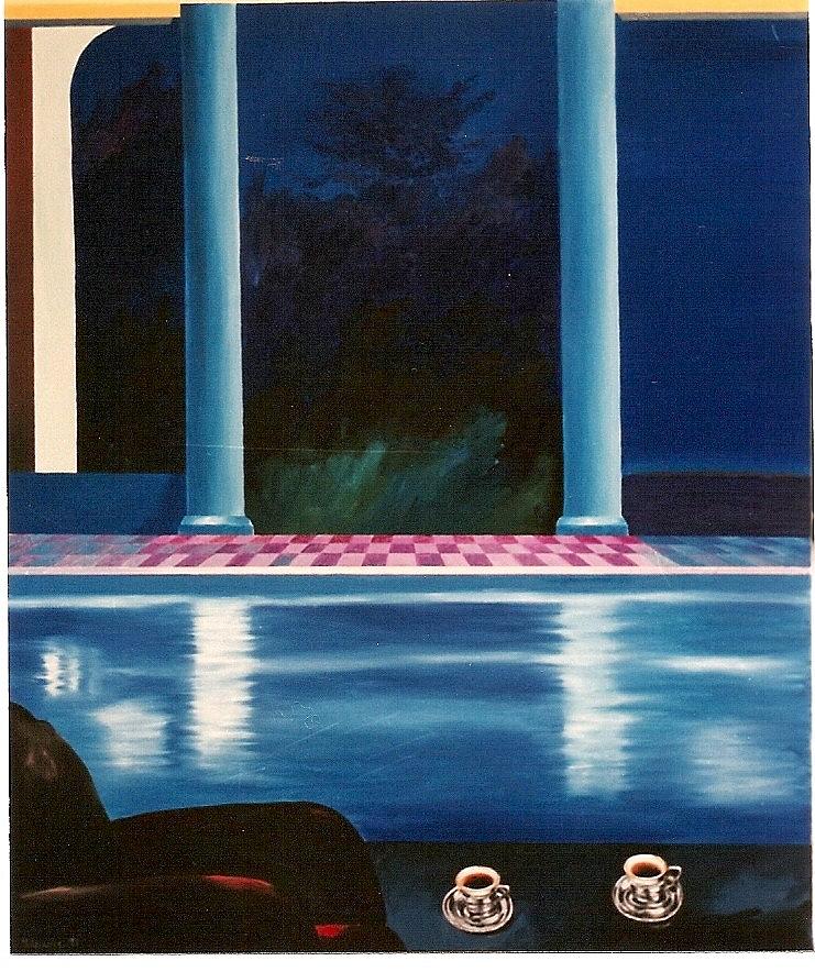 Interiors Painting - Oplontis by Ksenia Milicevic Interiors Painting - Oplontis by Ksenia Milicevic