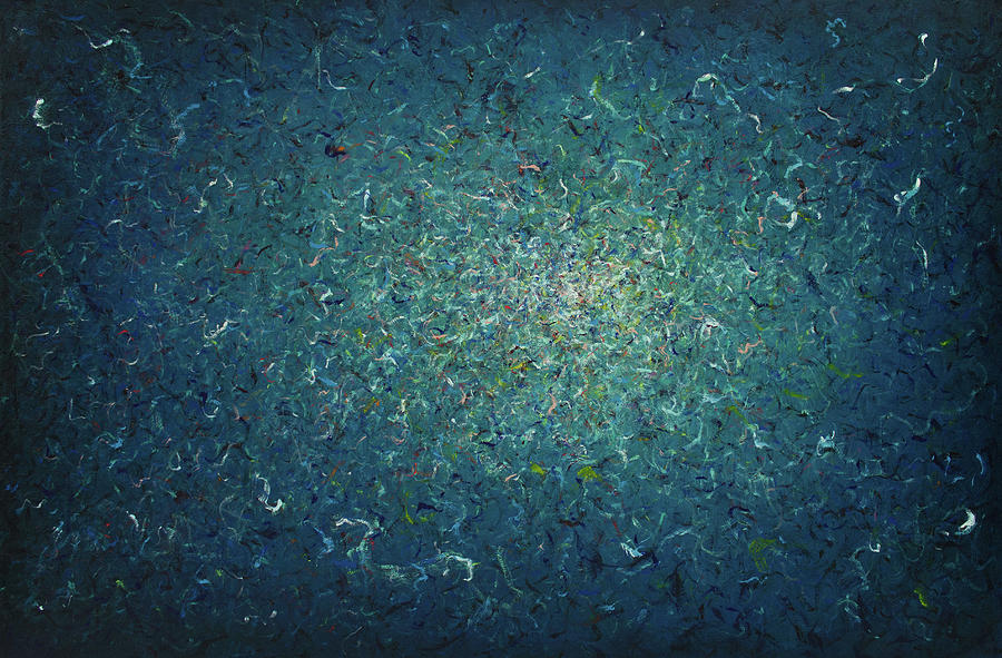 Opt.33.16 Star Struck Painting by Derek Kaplan