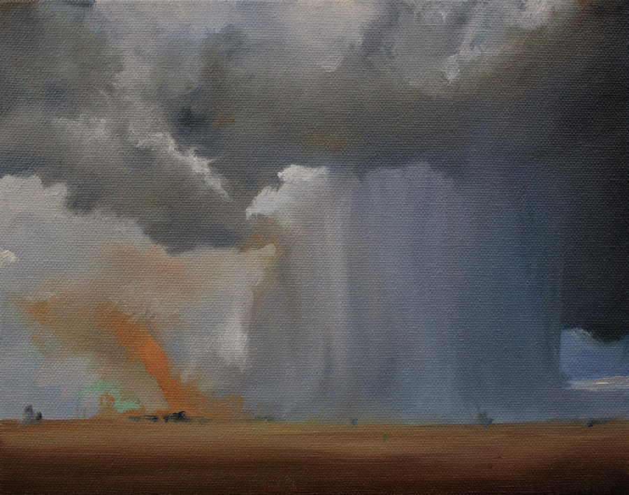 Opt.56.16 Storm Painting by Derek Kaplan