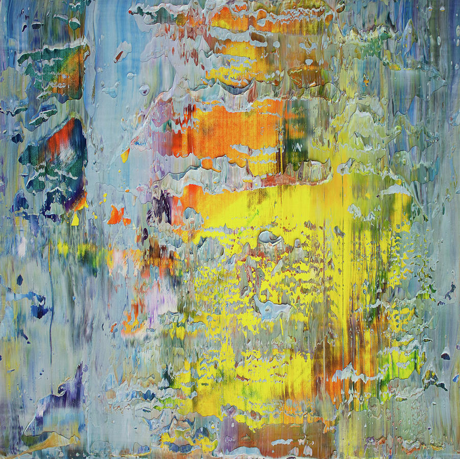 Abstract Painting - Opt.66.16 A New Day by Derek Kaplan