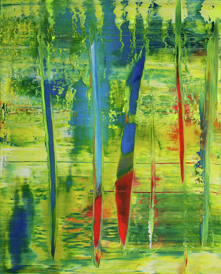 Abstract Painting - Opt.69.16 Serendipity by Derek Kaplan