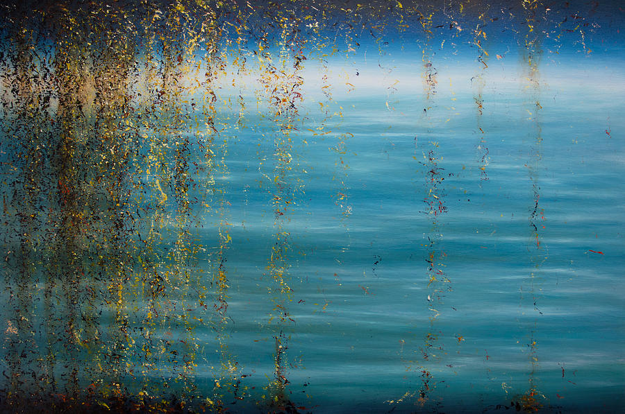 Abstract Painting - Opt.72.15 Got My Own Sunshine by Derek Kaplan
