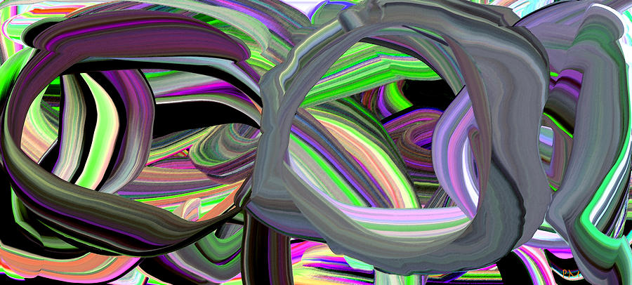 Optic Circles Digital Art by Phillip Mossbarger