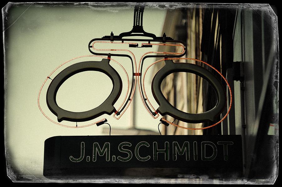Optic of J. M. Schmidt. Old Cards From Amsterdam Photograph by Jenny Rainbow