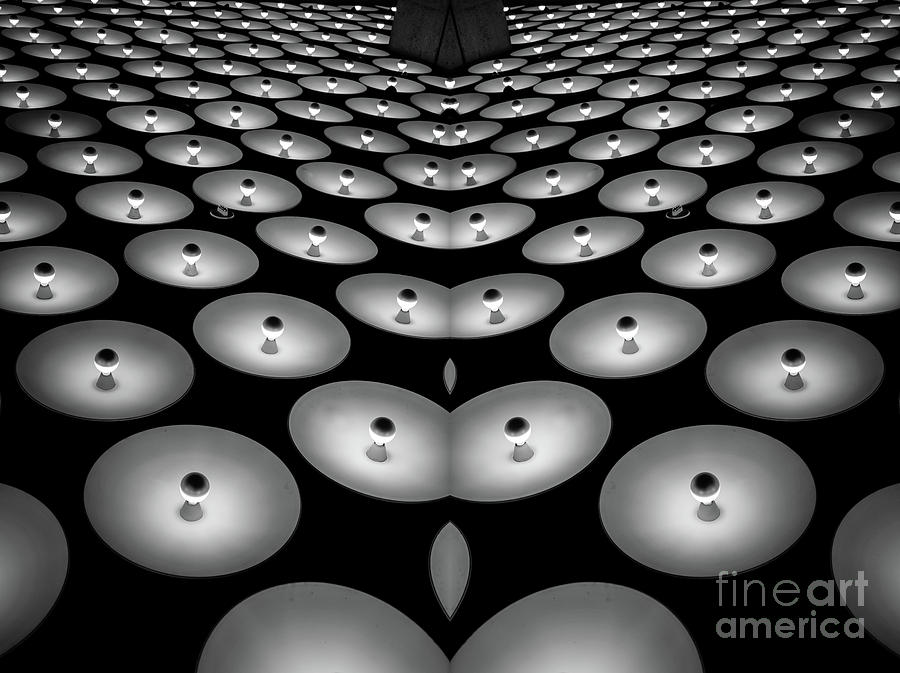 Abstract Photograph - Optical illusion Light Abstract by Edward Fielding
