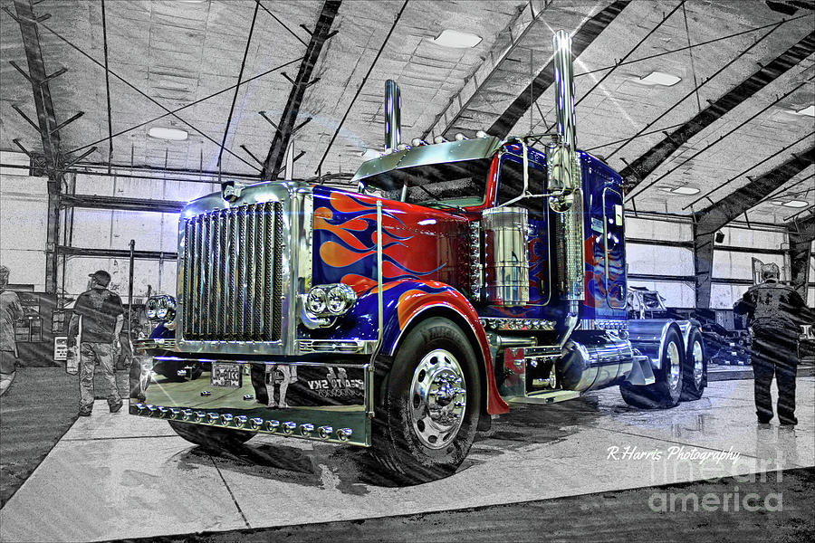 Optimus Prime Peterbilt Photograph by Randy Harris