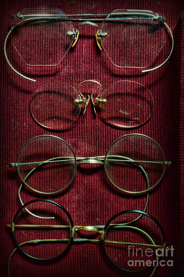 Optometry - Vintage Eyeglasses Photograph by Paul Ward