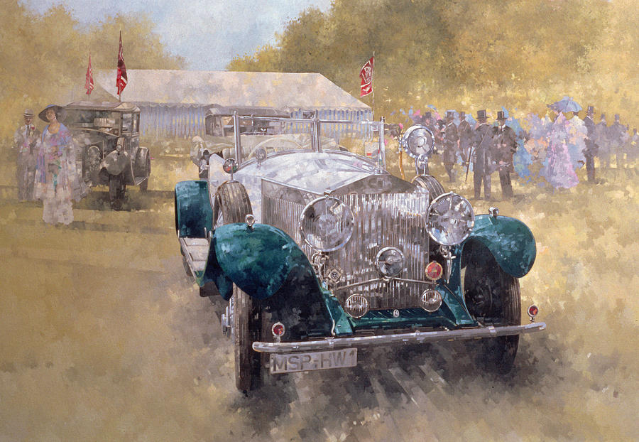 Car Painting - Opulence at Althorp by Peter Miller